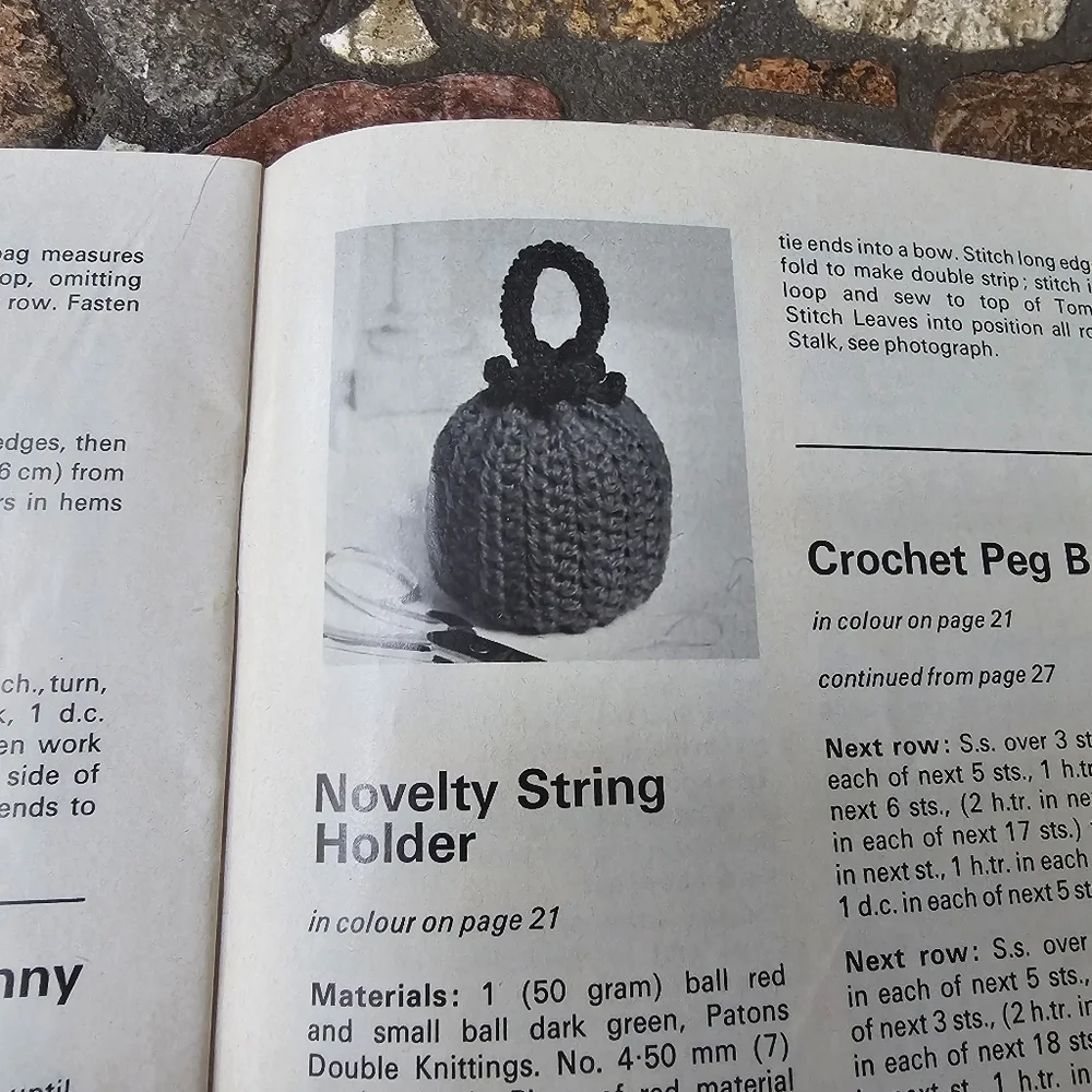 1970s Patons Bazaar Knitting & Crochet Magazine No. 178